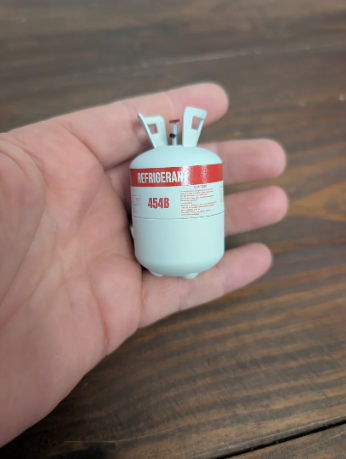 (PRODUCTION NUMBER 1 of 999) Mini R454B Refrigerant Tank Model
